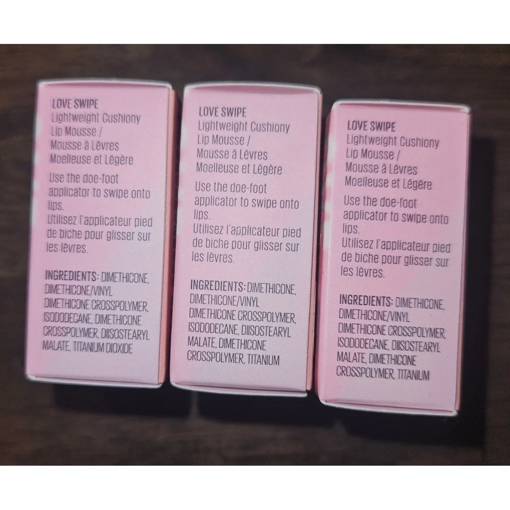 Kaja Love Swipe Vegan‎ Lip Mousse Bundle NIB Everygirl I'm Melting Sweet Softie